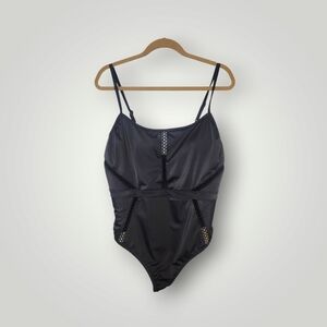 Beach Betty Miracle Black Slimming One Piece Swimsuit XL Bathing